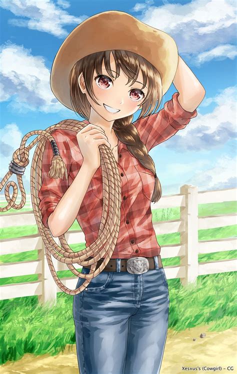 anime cowgirl|200+ Anime Girls (Beautiful Cowgirl) Images Reference Pack .